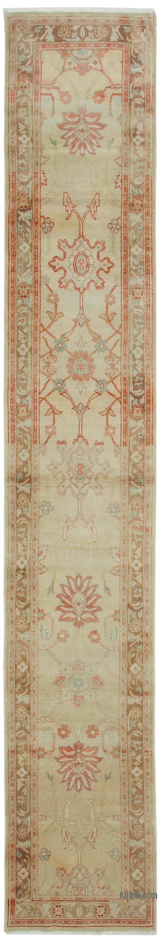 New Oushak Runner Rug - 2' 5" x 13' 11" (29" x 167") - K0063330