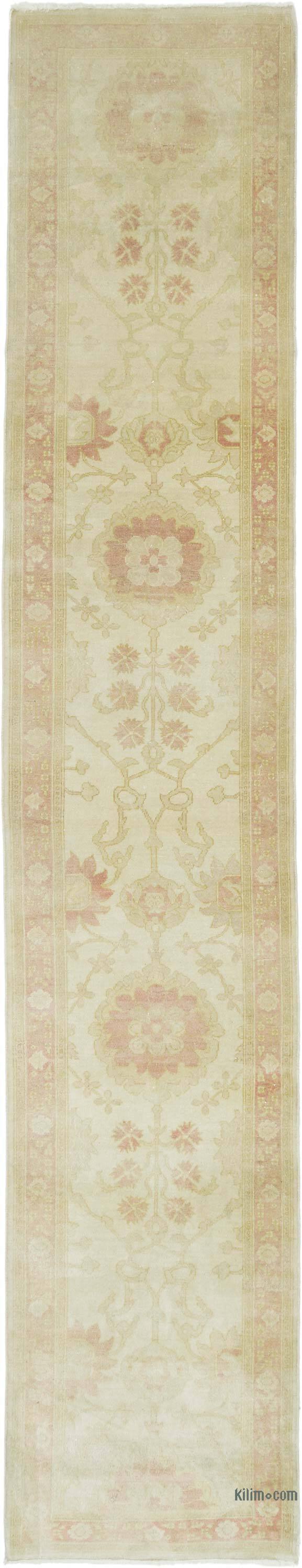 New Oushak Runner Rug - 2' 7" x 13' 7" (31" x 163") - K0063338