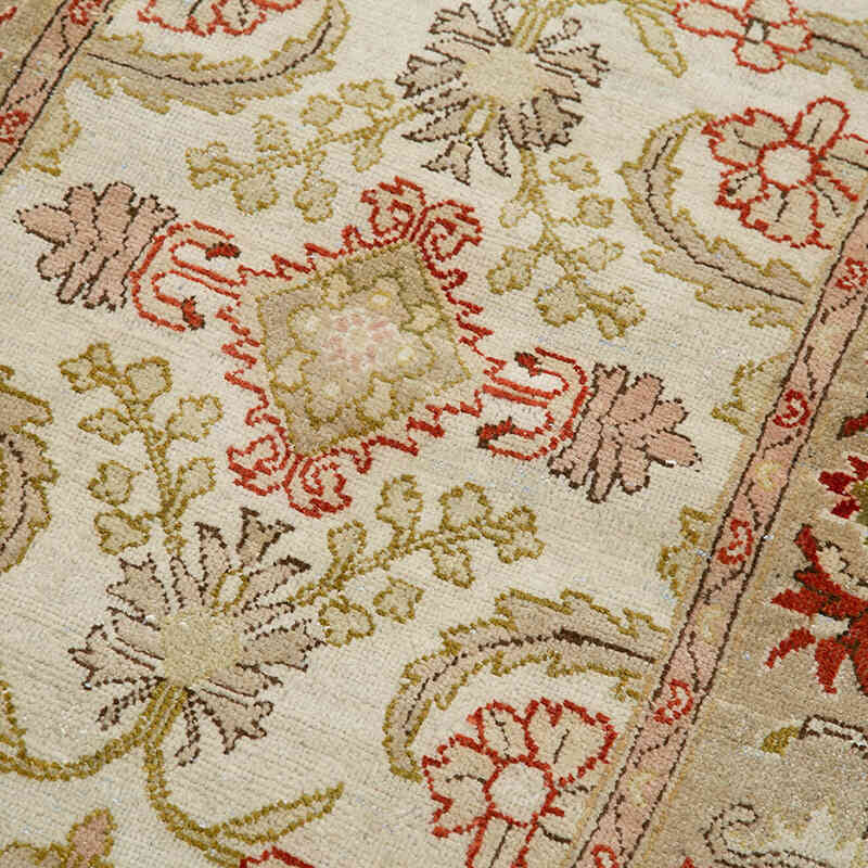 Nueva Alfombra Ushak Tejida a Mano - 73 cm x 423 cm - K0063343