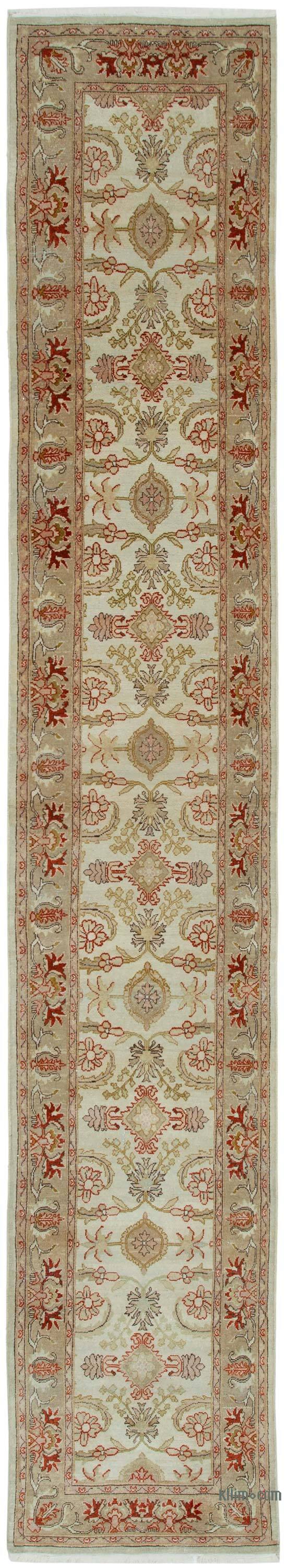 Nueva Alfombra Ushak Tejida a Mano - 73 cm x 423 cm - K0063343