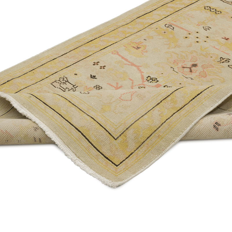 Nueva Alfombra Ushak Tejida a Mano - 90 cm x 363 cm - K0063347