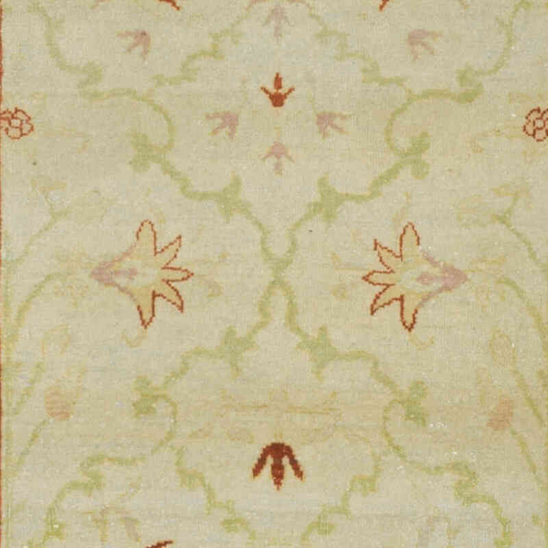Nueva Alfombra Ushak Tejida a Mano - 80 cm x 308 cm - K0063348