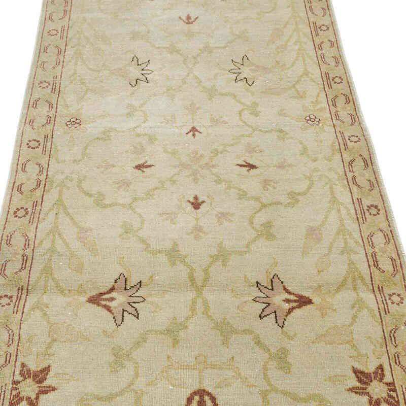 New Oushak Runner Rug - 2' 7" x 10' 8" (31" x 128") - K0063349