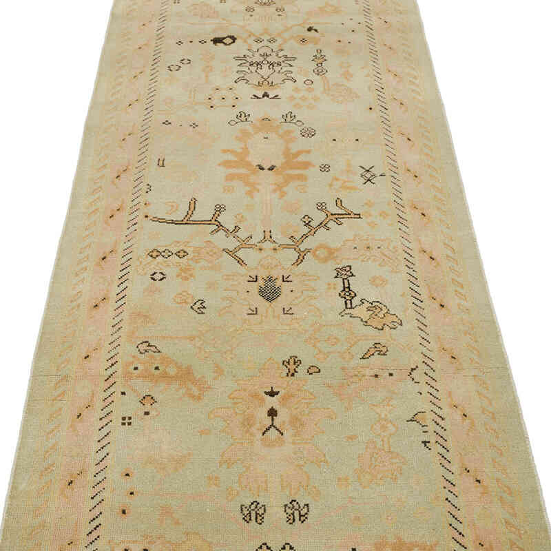 New Oushak Runner Rug - 2' 7" x 10' 1" (31" x 121") - K0063350