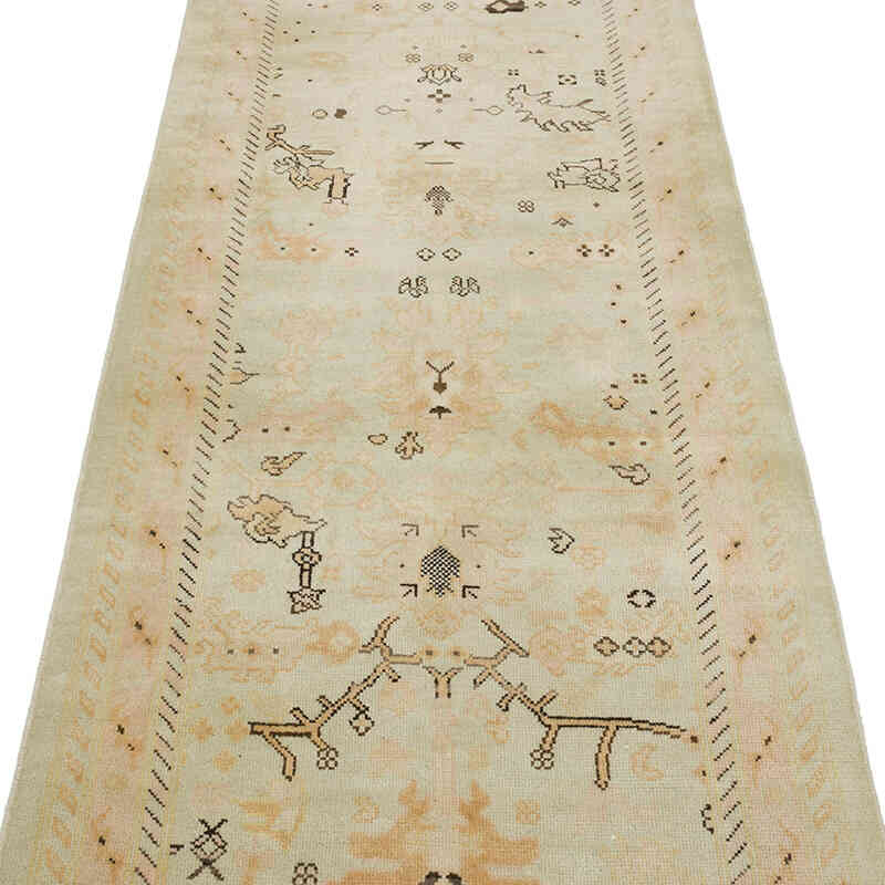 New Oushak Runner Rug - 2' 7" x 10' 1" (31" x 121") - K0063350
