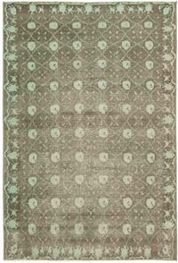 New Hand Knotted Wool Oushak Rug - 3' 9" x 5' 9" (45" x 69")