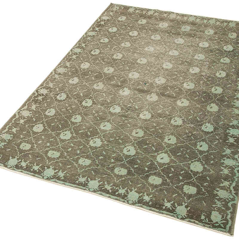 Nueva Alfombra Oushak Tejida a Mano - 115 cm x 175 cm - K0063356