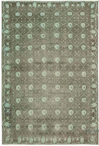 New Hand Knotted Wool Oushak Rug - 3' 9" x 5' 9" (45 in. x 69 in.)
