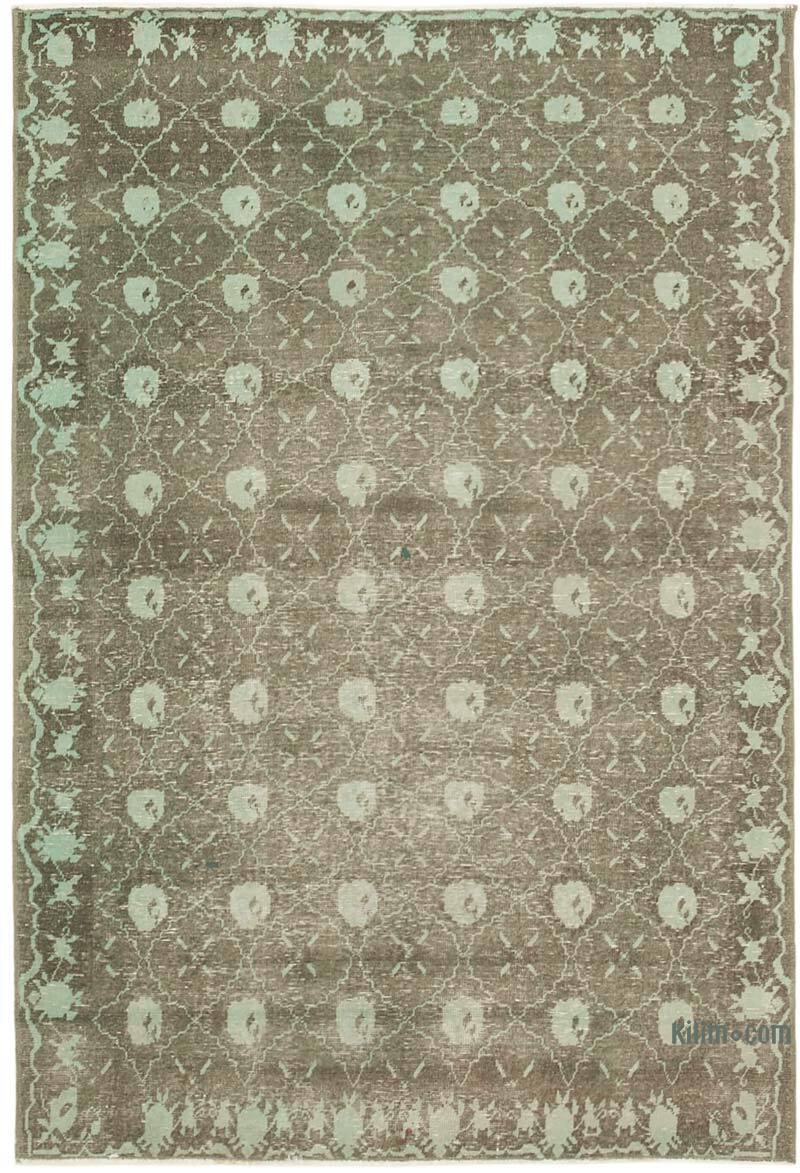 Nueva Alfombra Oushak Tejida a Mano - 115 cm x 175 cm - K0063356