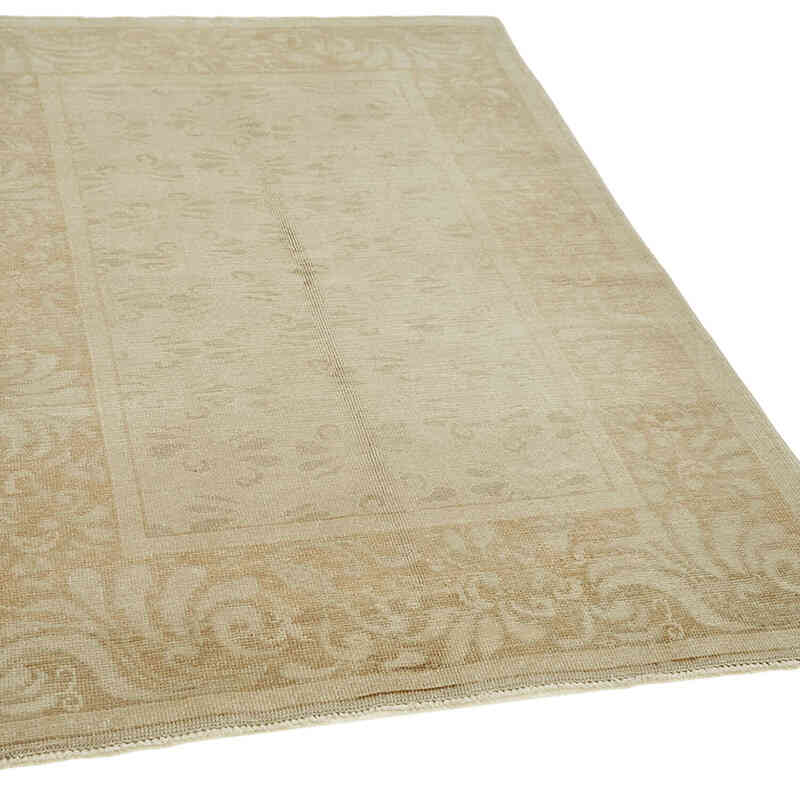 Nueva Alfombra Oushak Tejida a Mano - 124 cm x 178 cm - K0063359