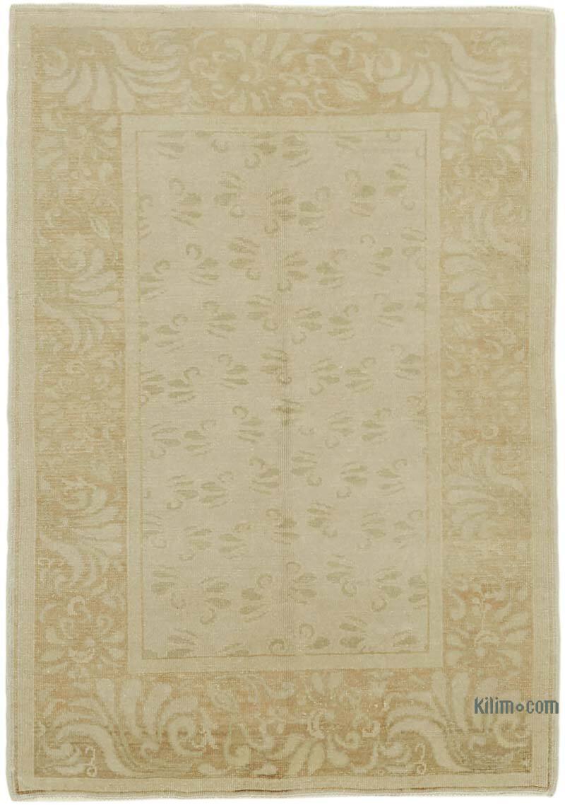 Nueva Alfombra Oushak Tejida a Mano - 124 cm x 178 cm - K0063359