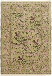 New Hand Knotted Wool Oushak Rug - 4' 1" x 5' 11" (49" x 71")