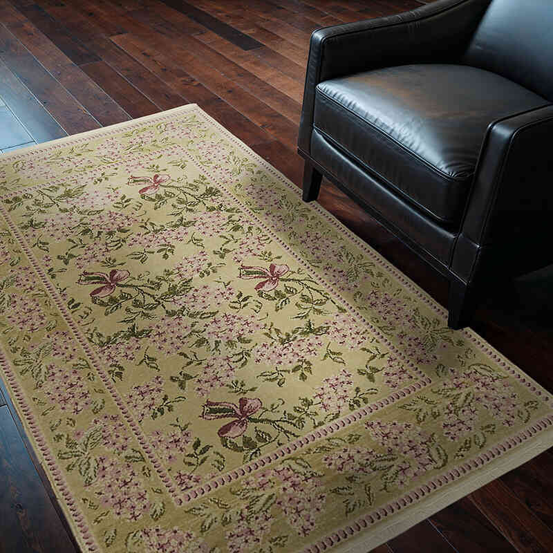 New Hand Knotted Wool Oushak Rug - 4' 1" x 5' 11" (49" x 71") - K0063363