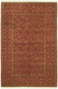New Hand Knotted Wool Oushak Rug - 4'  x 6'  (48" x 72")