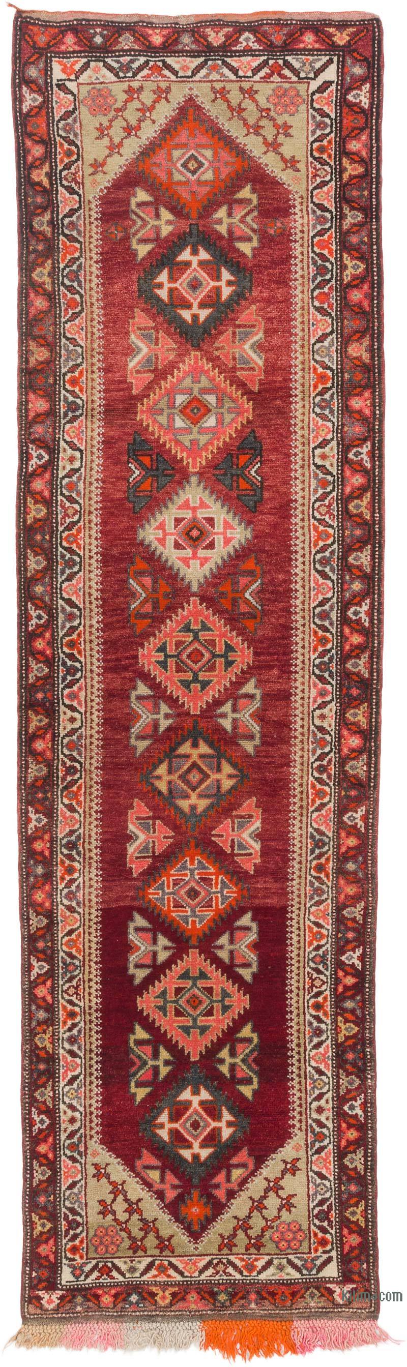Vintage Tribal Runner Rug - 3'  x 10' 6" (36" x 126") - K0063391