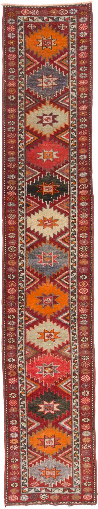 Vintage Anadolu Yolluk - 88 cm x 463 cm