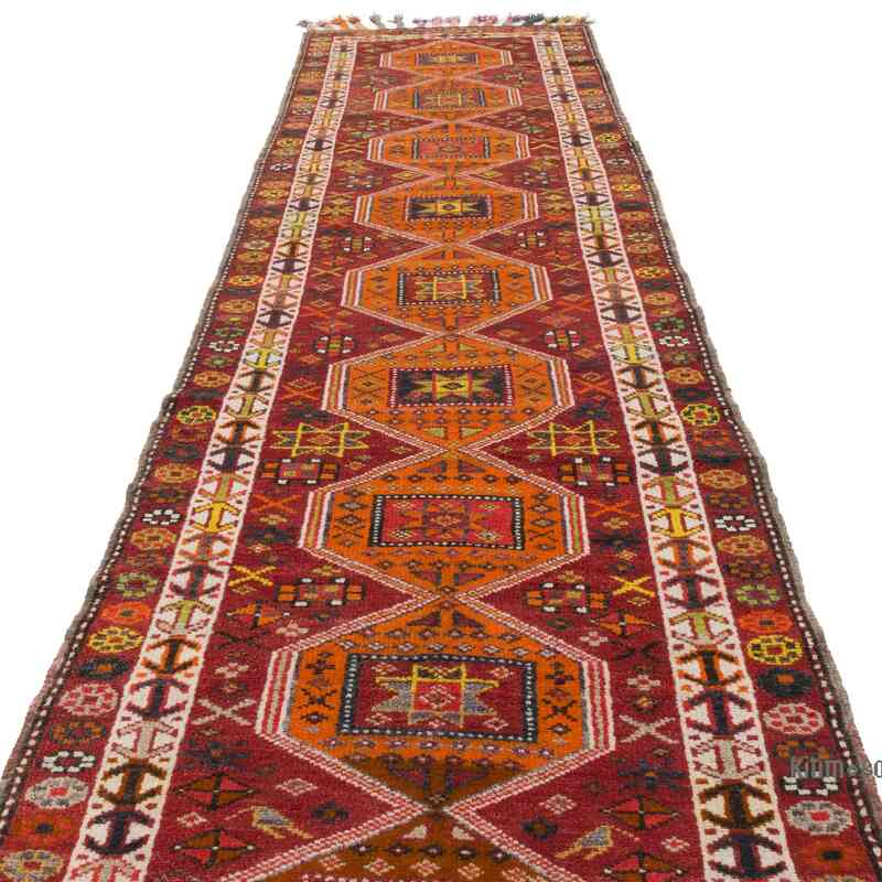 Vintage Anadolu Yolluk - 95 cm x 373 cm - K0063395