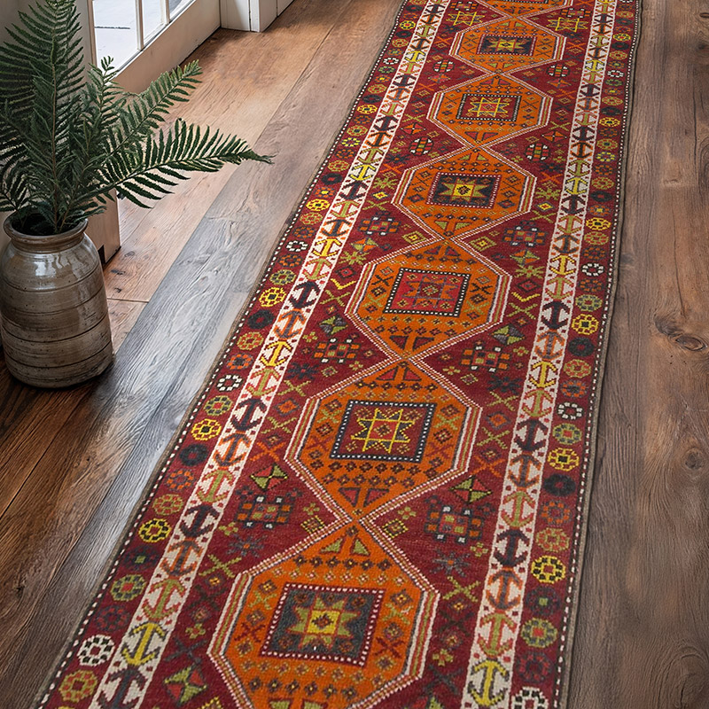 Vintage Anadolu Yolluk - 95 cm x 373 cm - K0063395