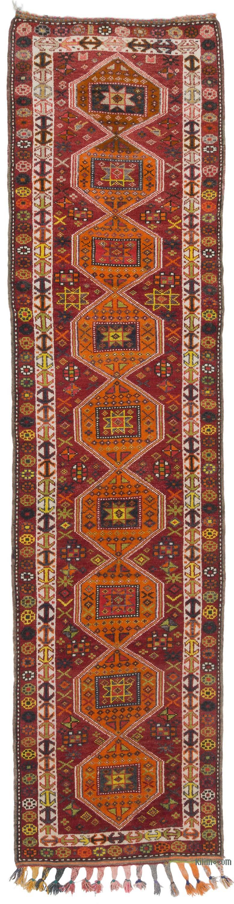 Vintage Anadolu Yolluk - 95 cm x 373 cm - K0063395