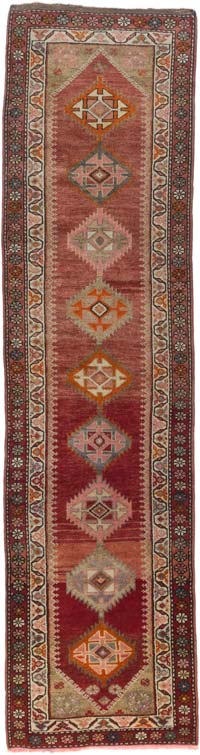 Vintage Anadolu Yolluk - 85 cm x 331 cm