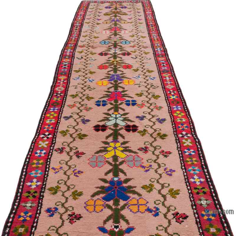 Alfombra Vintage de pasillo - 87 cm x 393 cm - K0063402