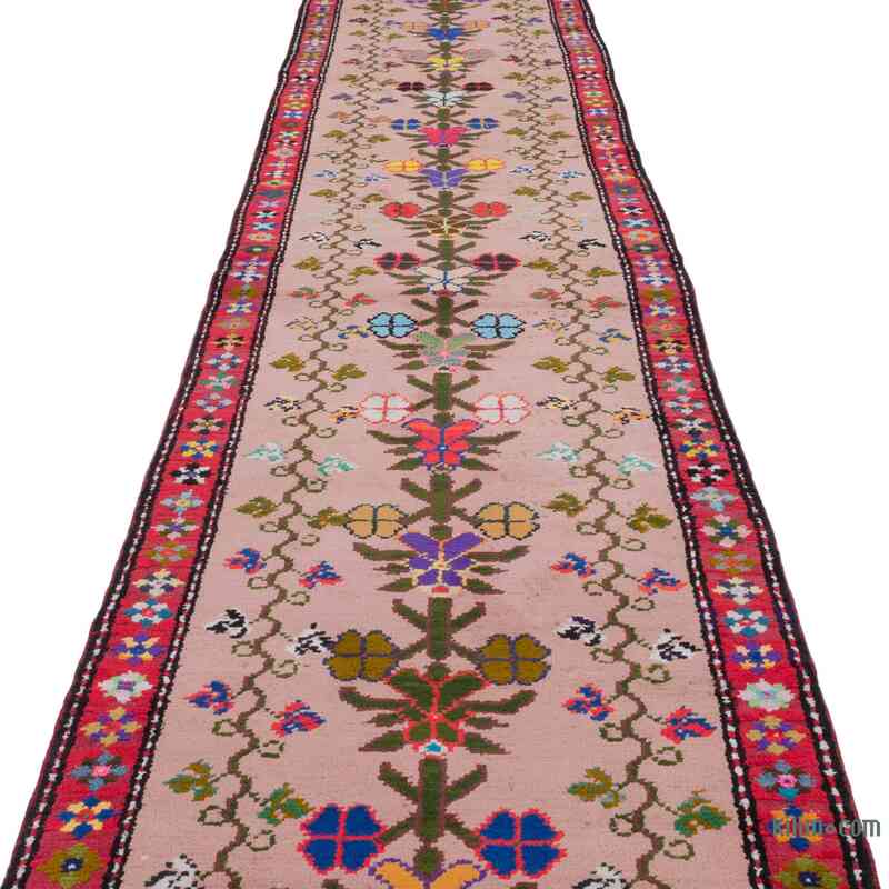 Alfombra Vintage de pasillo - 87 cm x 393 cm - K0063402