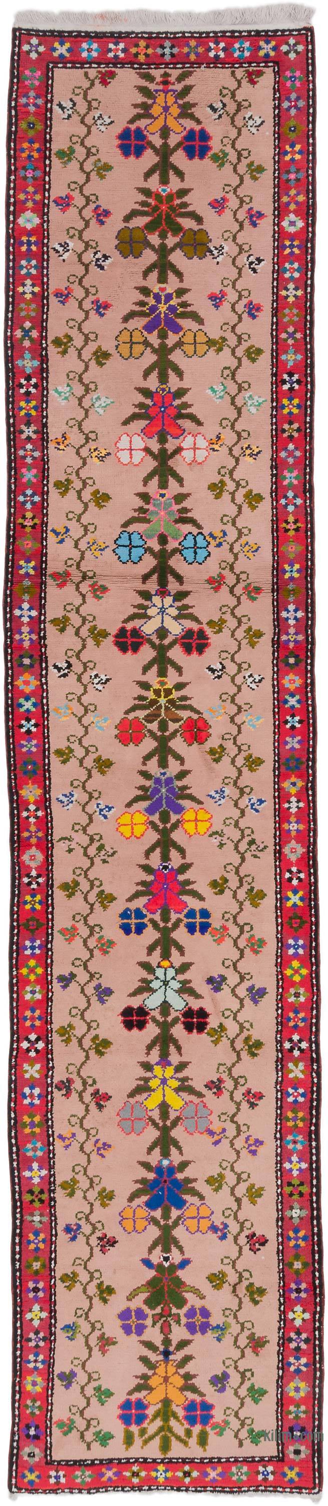 Alfombra Vintage de pasillo - 87 cm x 393 cm - K0063402