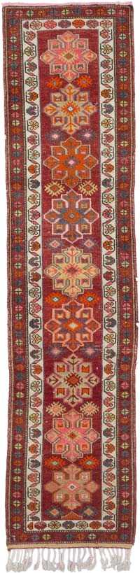 Vintage Anadolu Yolluk - 87 cm x 355 cm