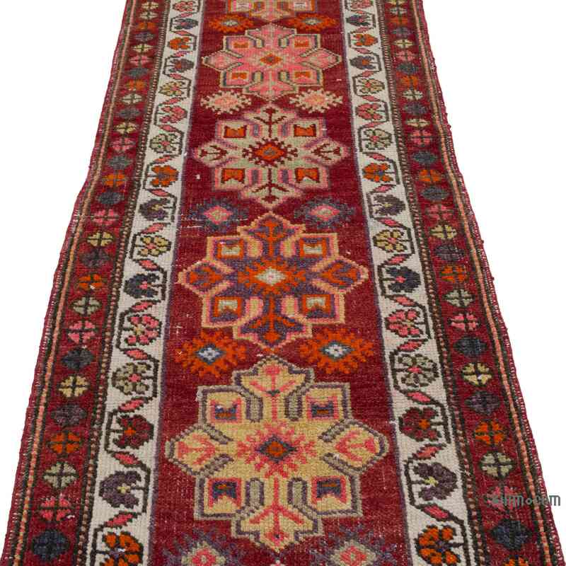 Alfombra Vintage de pasillo - 87 cm x 355 cm - K0063403