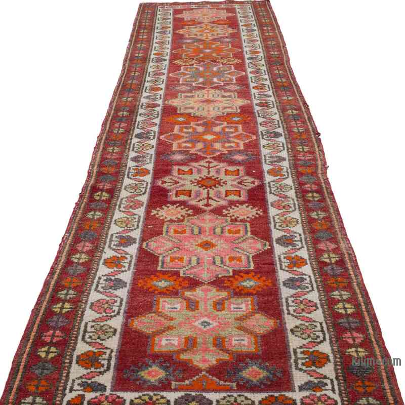 Alfombra Vintage de pasillo - 87 cm x 355 cm - K0063403