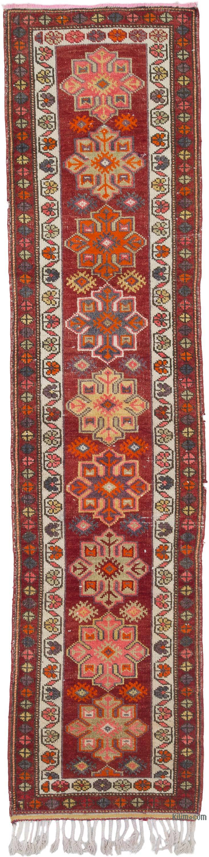 Alfombra Vintage de pasillo - 87 cm x 355 cm - K0063403