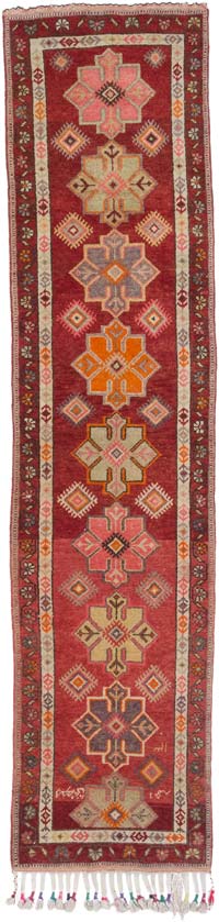 Vintage Anadolu Yolluk - 84 cm x 354 cm