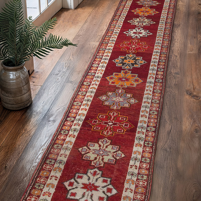 Vintage Anadolu Yolluk - 85 cm x 425 cm - K0063413