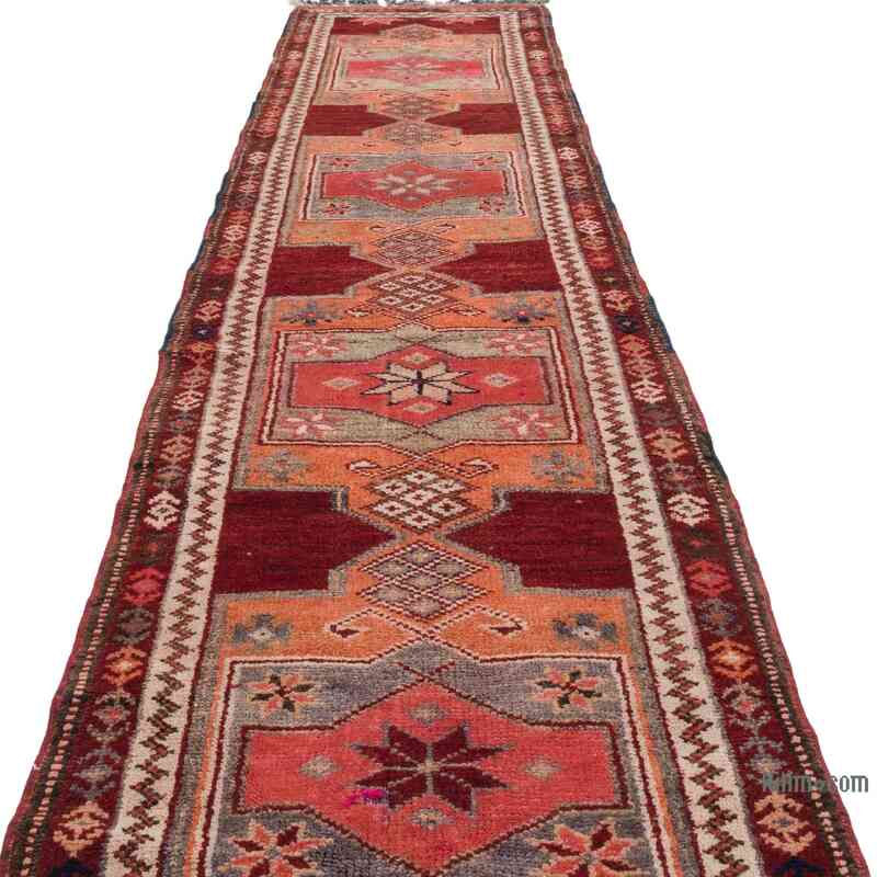 Alfombra Vintage de pasillo - 87 cm x 396 cm - K0063417