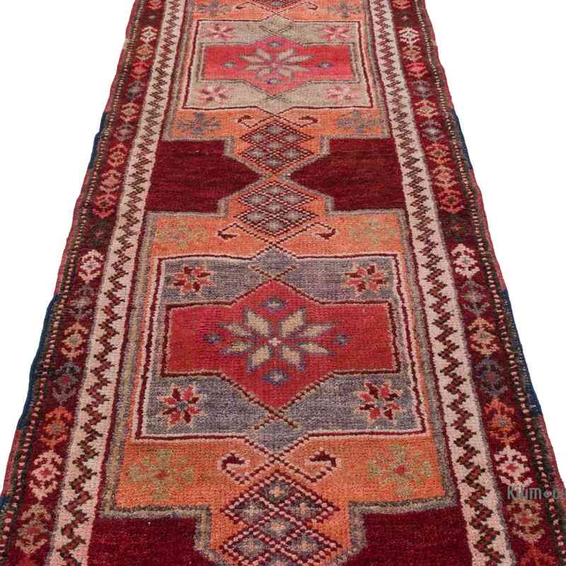 Alfombra Vintage de pasillo - 87 cm x 396 cm - K0063417