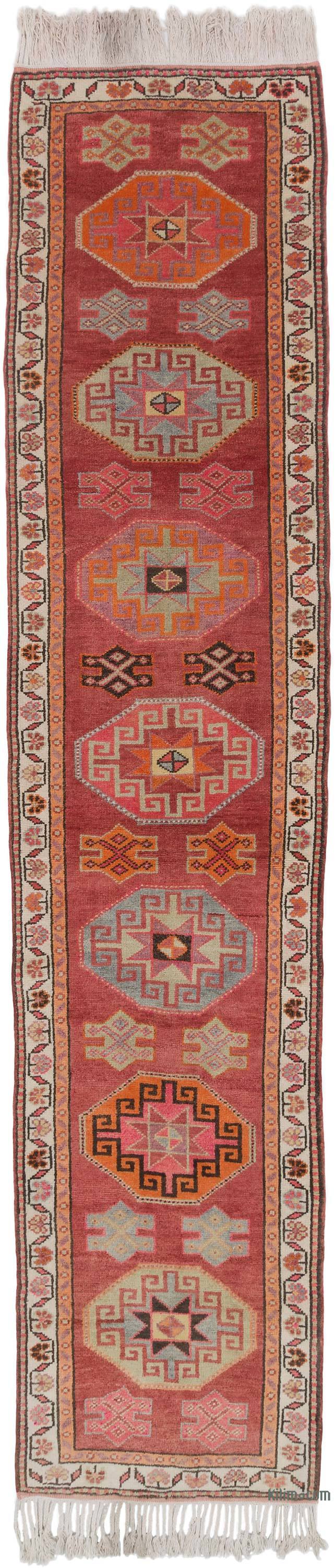 Alfombra Vintage de pasillo - 90 cm x 404 cm - K0063418