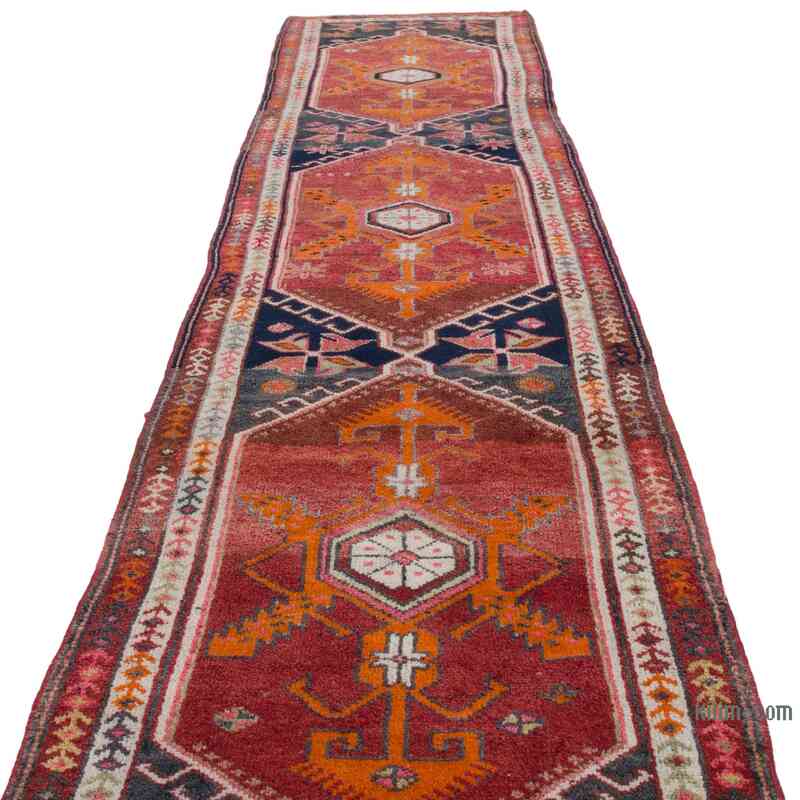 Alfombra Vintage de pasillo - 90 cm x 387 cm - K0063419