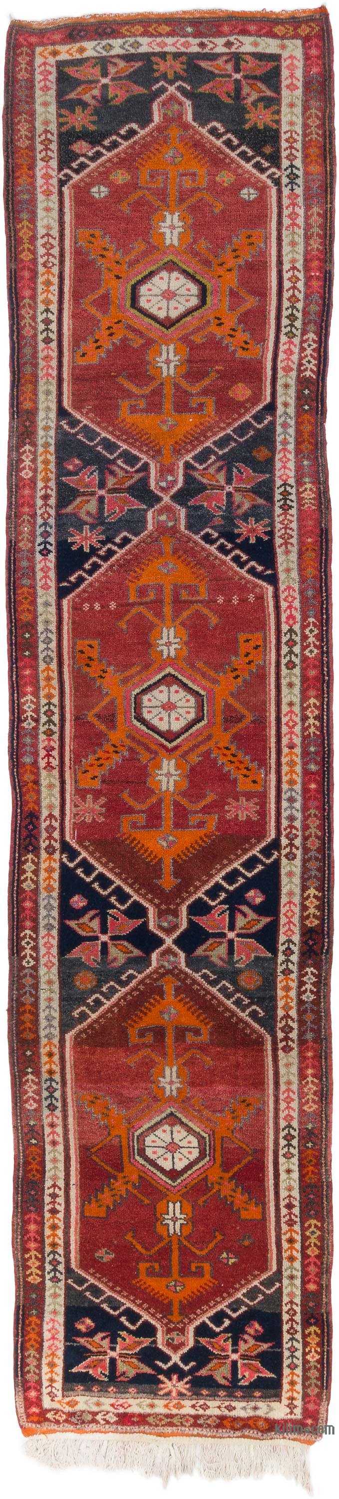 Alfombra Vintage de pasillo - 90 cm x 387 cm - K0063419