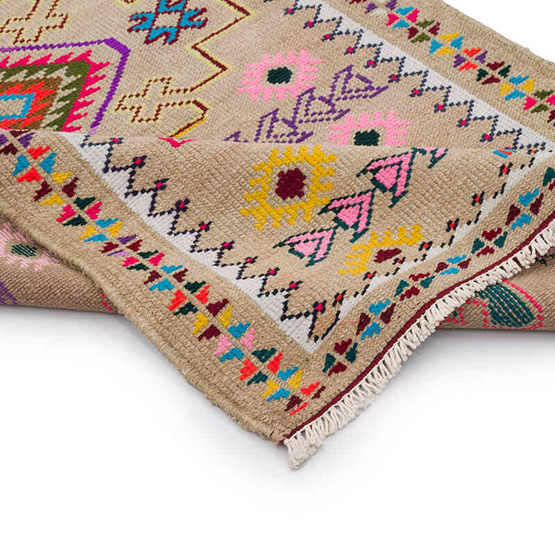 Vintage Tribal Runner Rug - 3' 1" x 10' 4" (37" x 124") - K0063420