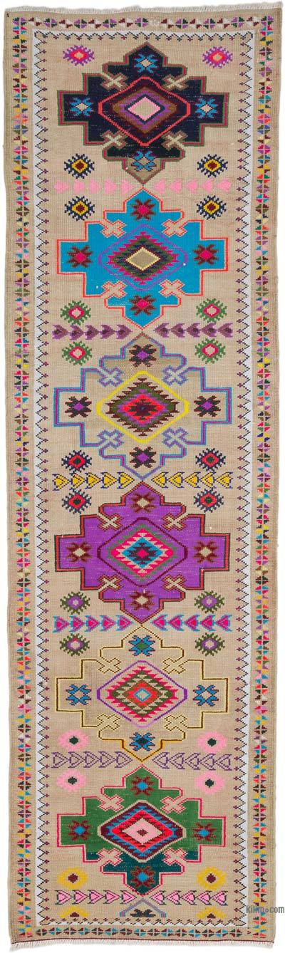 Vintage Anadolu Yolluk - 93 cm x 314 cm