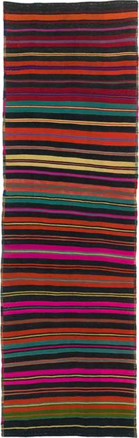 Vintage Turkish Kilim Runner - 3' 3" x 10' 5" (39" x 125")