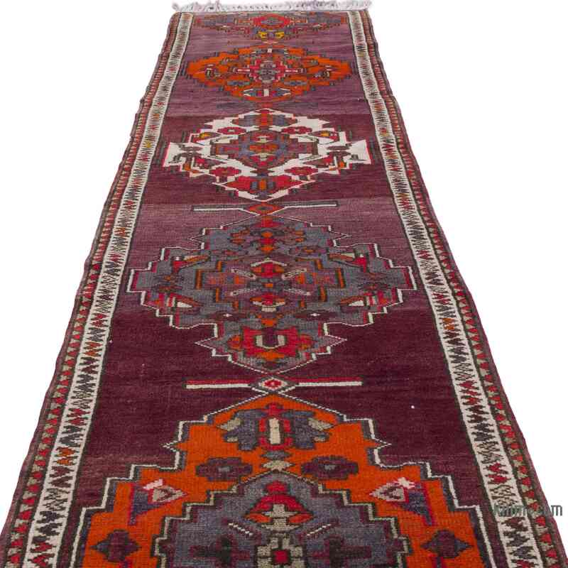 Vintage Tribal Runner Rug - 3'  x 12'  (36" x 144") - K0063432