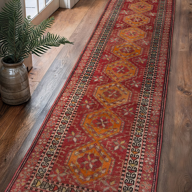 Vintage Anadolu Yolluk - 91 cm x 341 cm - K0063445