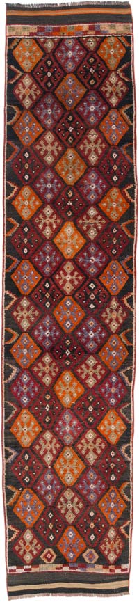Vintage Anadolu Yolluk - 90 cm x 392 cm