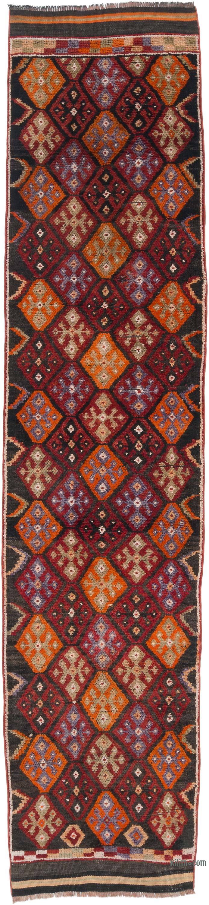 Alfombra Vintage de pasillo - 90 cm x 392 cm - K0063454
