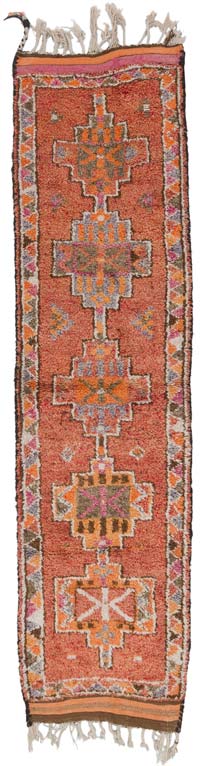 Alfombra Vintage de pasillo - 90 cm x 347 cm