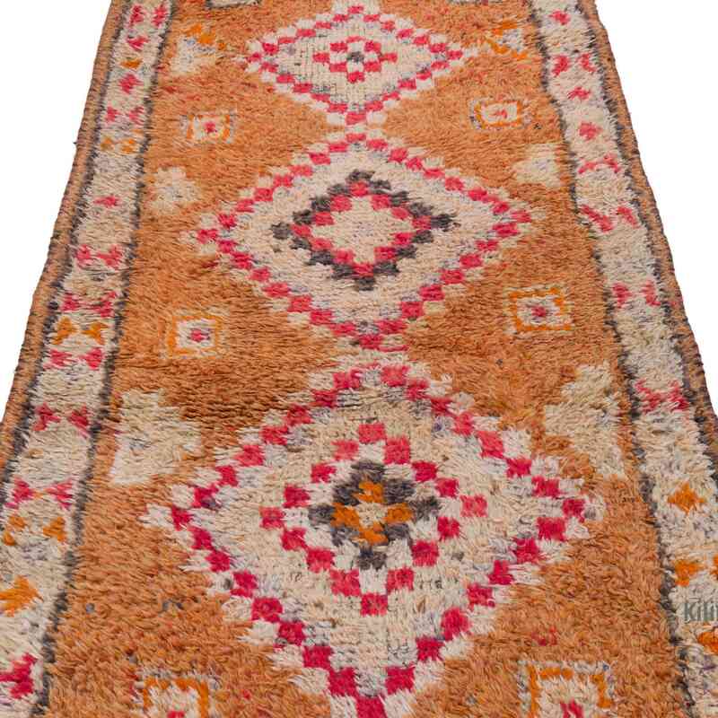 Vintage Tribal Runner Rug - 2' 11" x 10' 10" (35" x 130") - K0063464