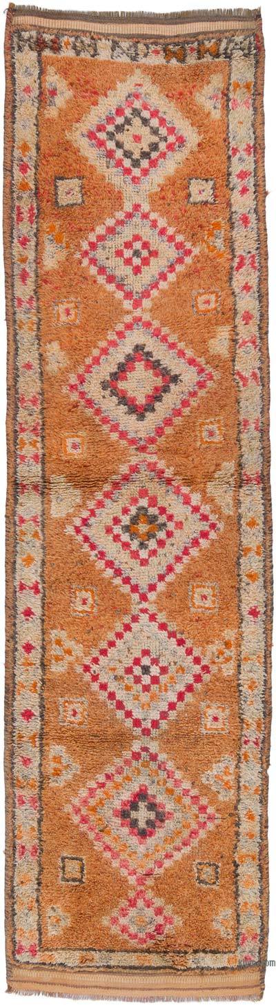 Vintage Tribal Runner Rug - 2' 11" x 10' 10" (35" x 130")