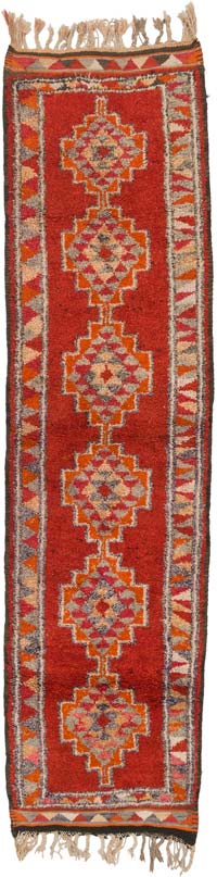 Alfombra Vintage de pasillo - 97 cm x 378 cm