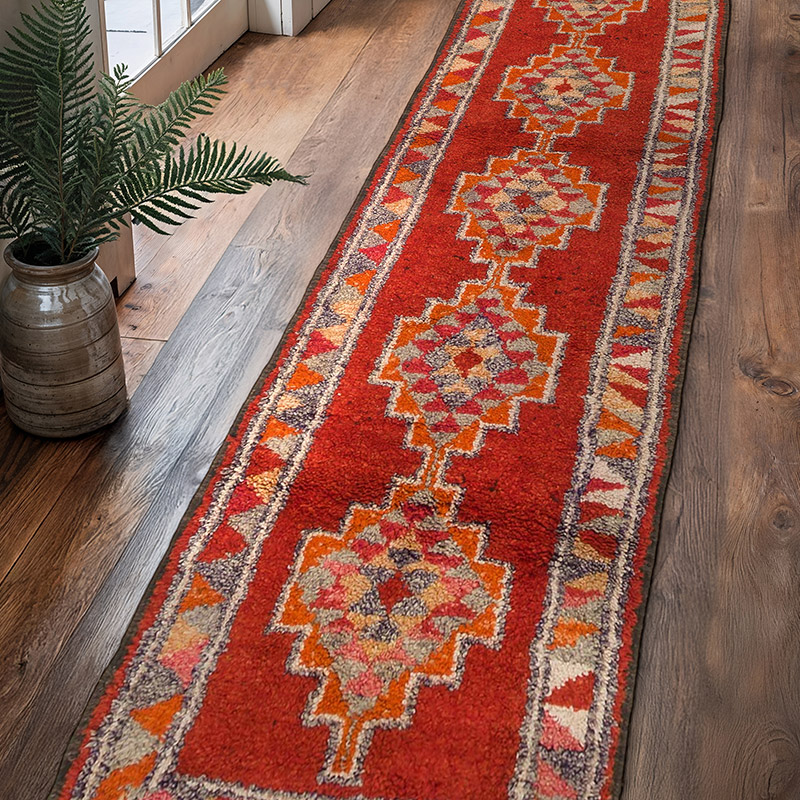 Vintage Anadolu Yolluk - 97 cm x 378 cm - K0063475